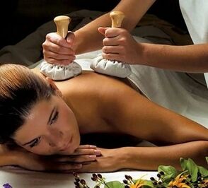 masaż dla osteochondrozy